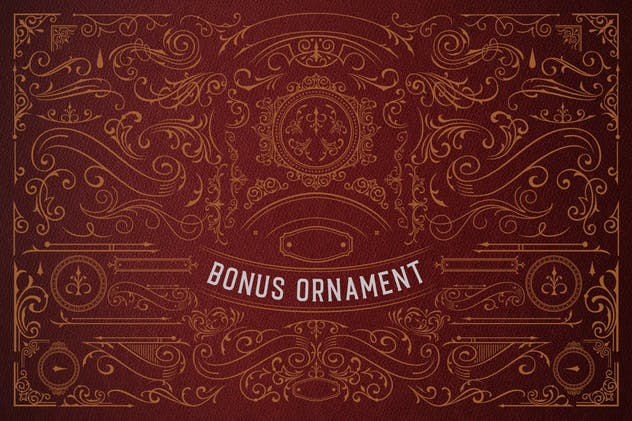 维多利亚风格复古英文衬线字体 Carllosta – Layered Font (+EXTRAS)插图(9)