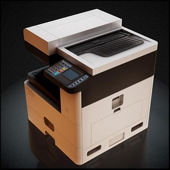 办公室打印机素材之家精选3D模型