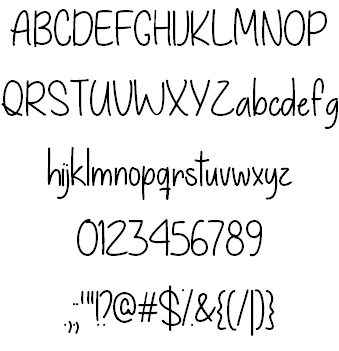 Give You What You Like font插图2