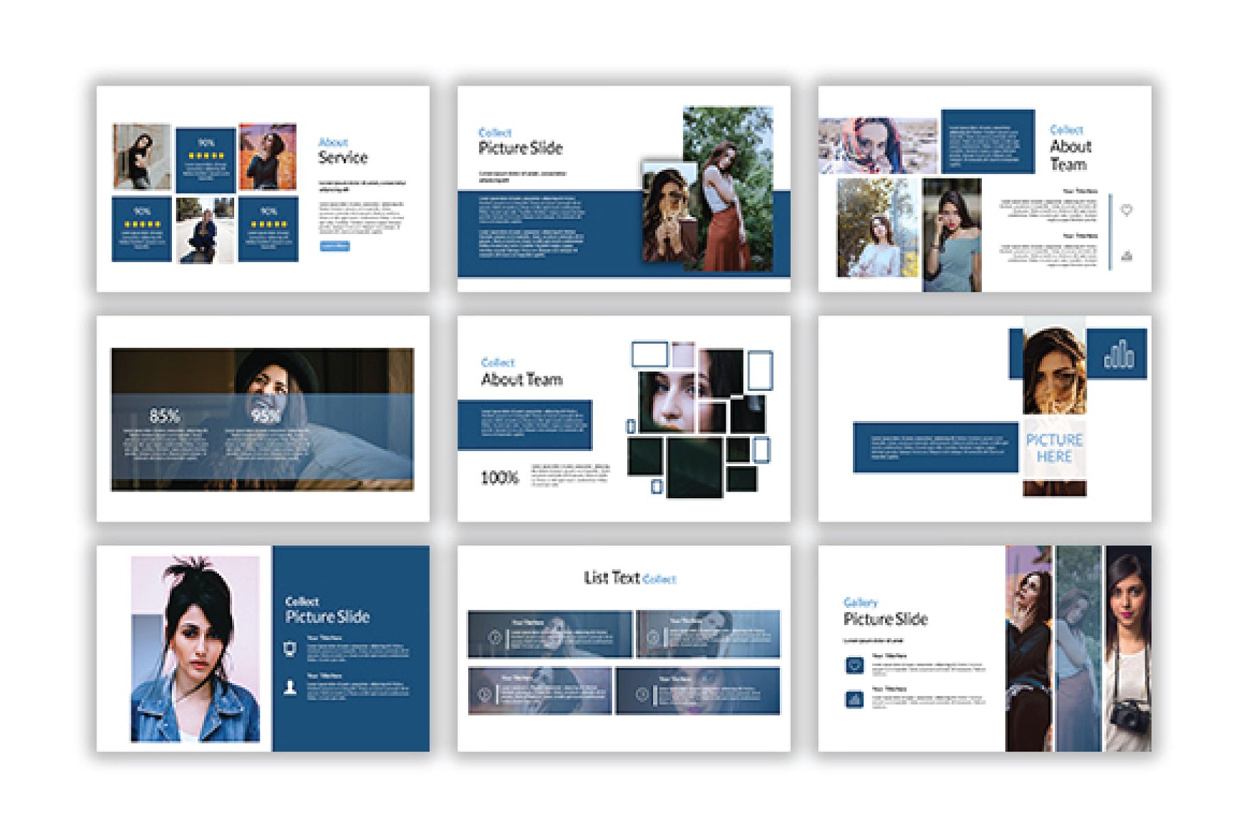 极简主义7合1Powerpoint和keynote模板合辑下载 Bundle 7 in 1 Powerpoint & Keynote [pptx,key]插图(7)