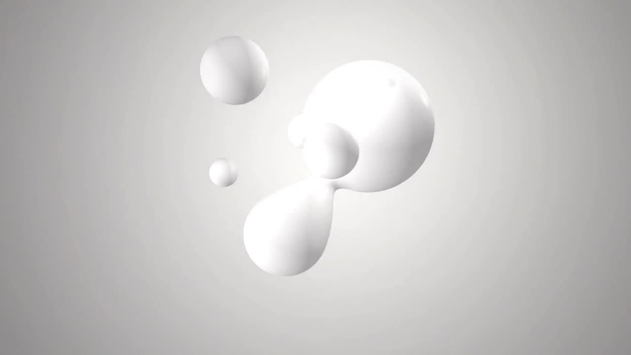 3D球体连接和旋转组合样式AE图标模板