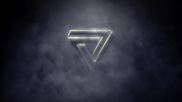 烟雾背景logo标志展示素材库精选AE模板