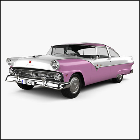 Ford Crown Victoria 1955福特汽车素材之家精选3D模型