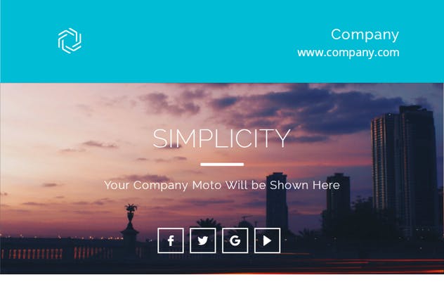 响应式EDM促销邮件模板v2 Simplicity Responsive Email Template | Version 2插图(1)