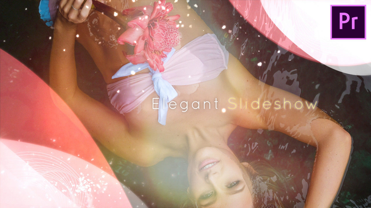 优雅幻灯片4K动画效果素材库精选PR模板