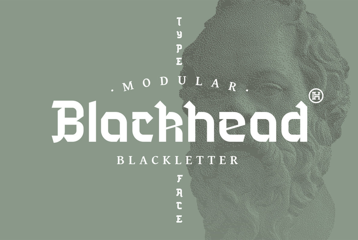 Blackhead Font Family素材之家精选英文字体