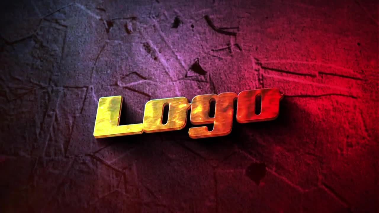 黑暗风格电影标志素材库精选AE模板