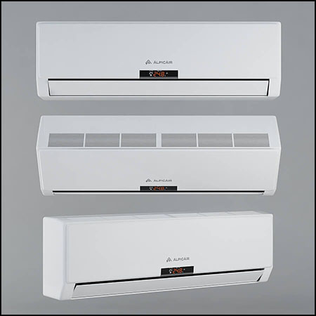alpicair空调室内主机素材之家精选3D模型