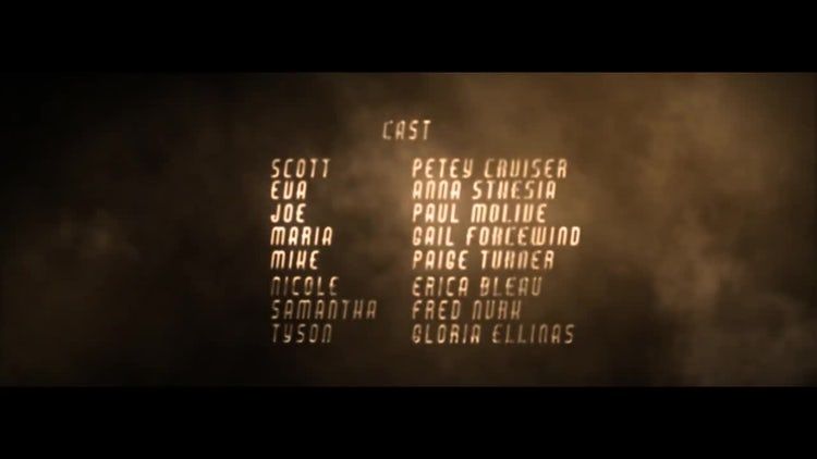 简洁活力的电影标题序列素材库精选AE模板