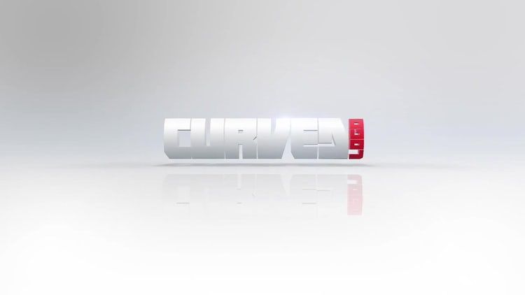 弯曲徽标一种设计时尚动画效果优雅的素材库精选AE模板