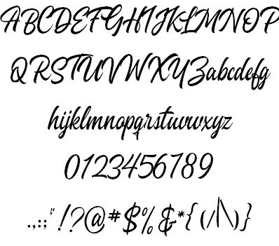 Heavenly  font插图2