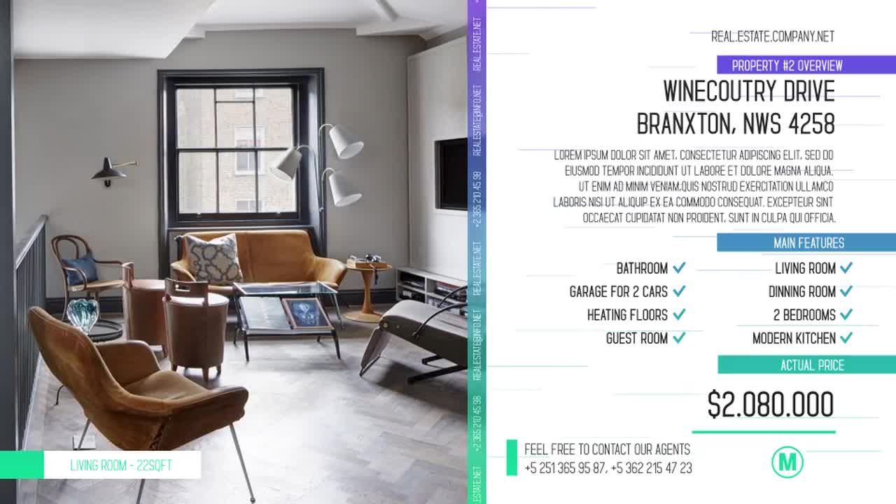 现代时尚优雅的房地产宣传介绍素材库精选AE模板