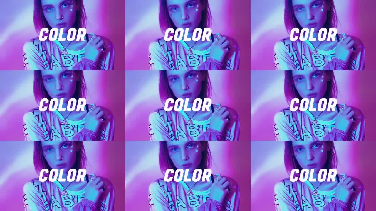 充满活力的时尚广告促销PR模板