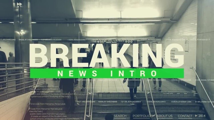 现代简洁的新闻简短介绍素材库精选AE模板