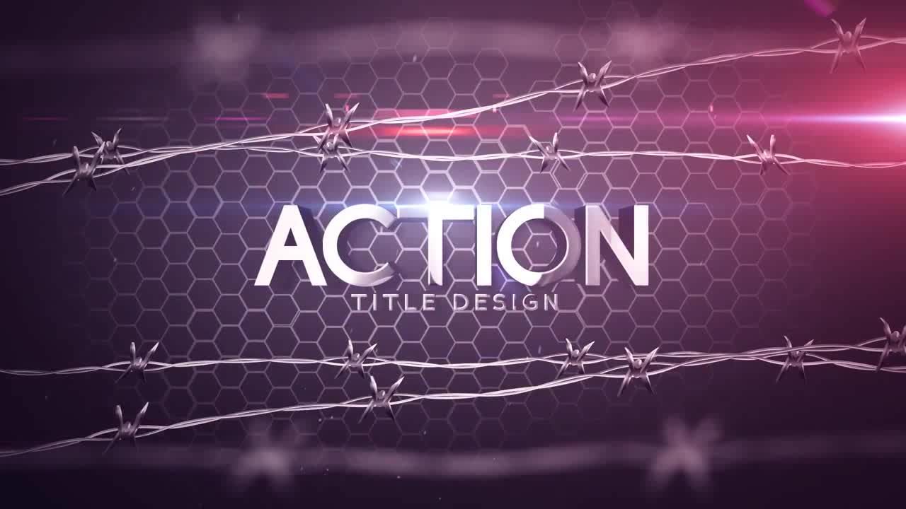 5个动作标题设计素材库精选AE模板