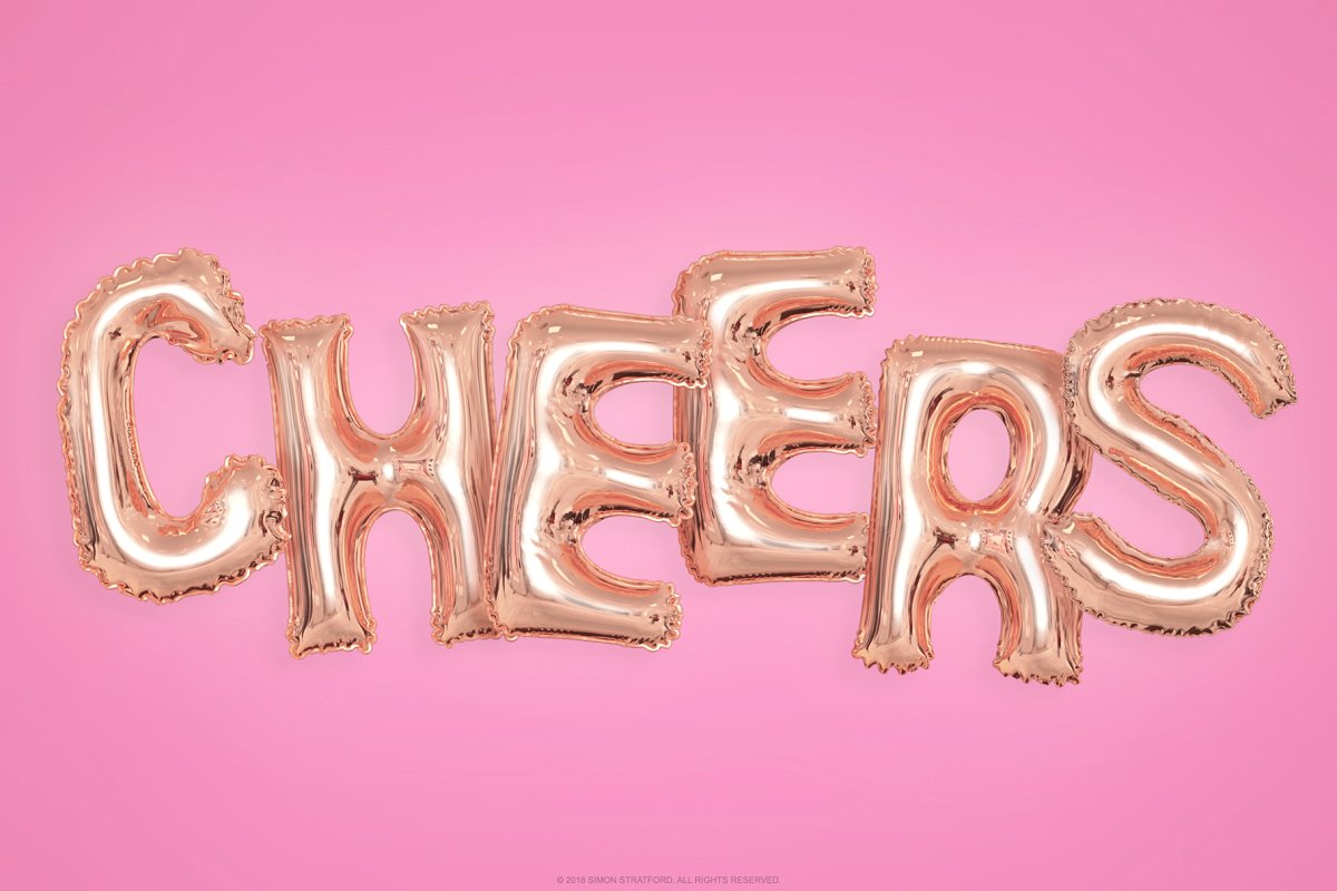 Yeah foil balloon colour font插图1