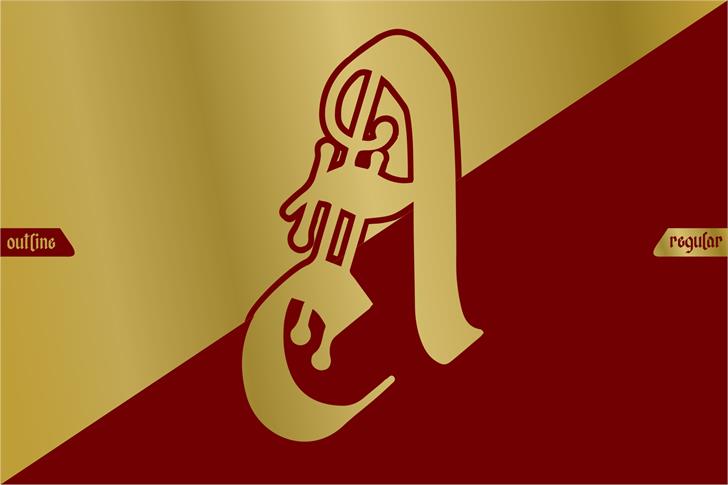 Afterkilly font插图6