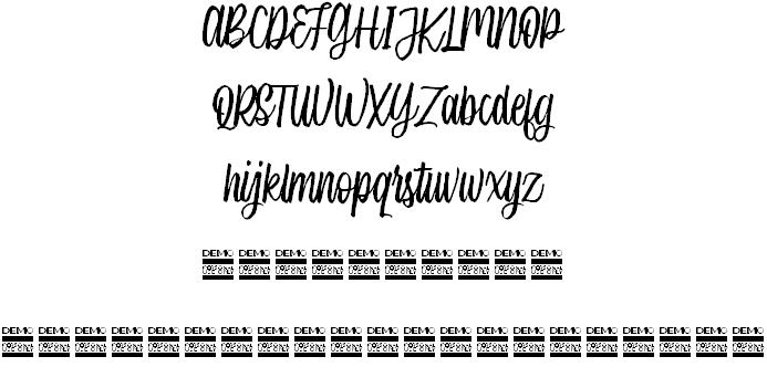 Single Brand Demo font插图1