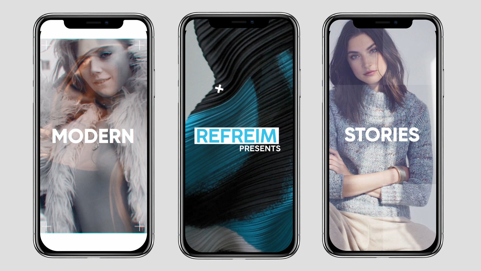 3个独特精美时尚的Instagram故事开场白素材库精选AE模板