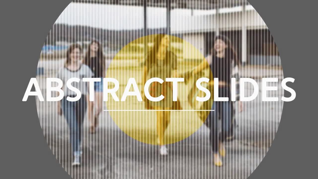 色彩鲜艳的抽象幻灯片素材库精选AE模板