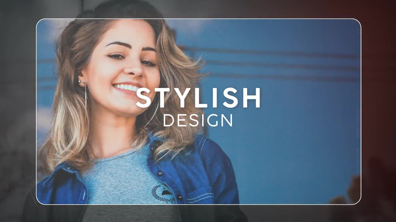 柔和网格风格视图切换动画素材库精选AE模板