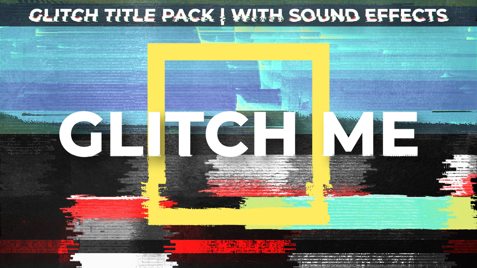 30种高级毛刺故障效果开场动画素材库精选AE模板