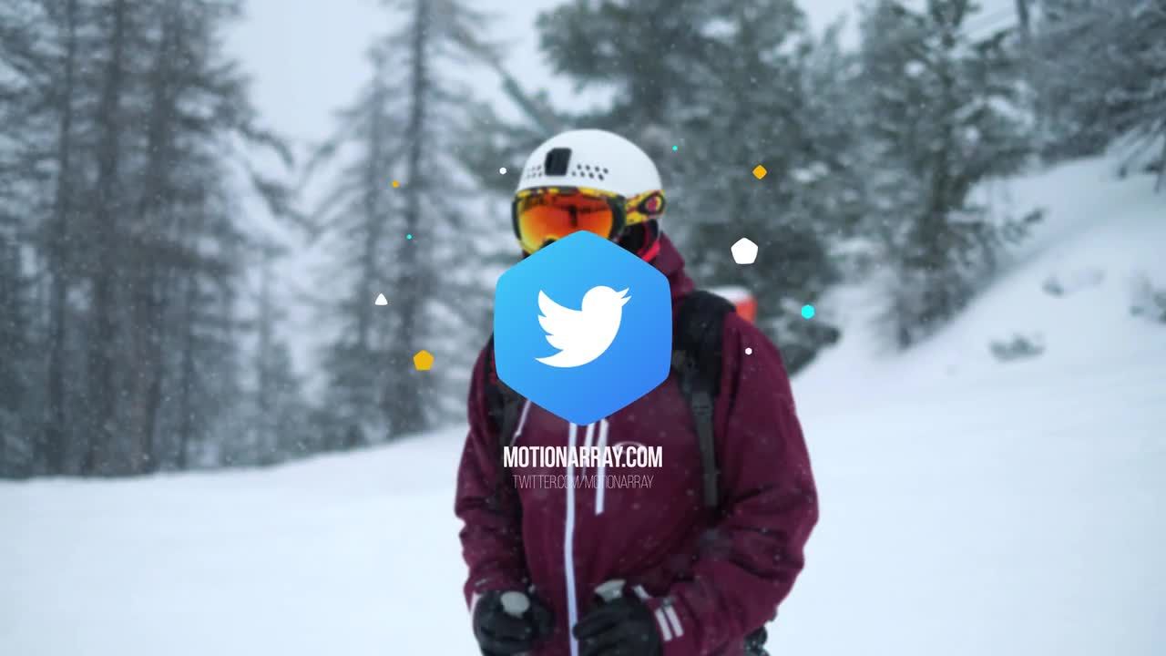 简单的平面徽标素材库精选AE模板