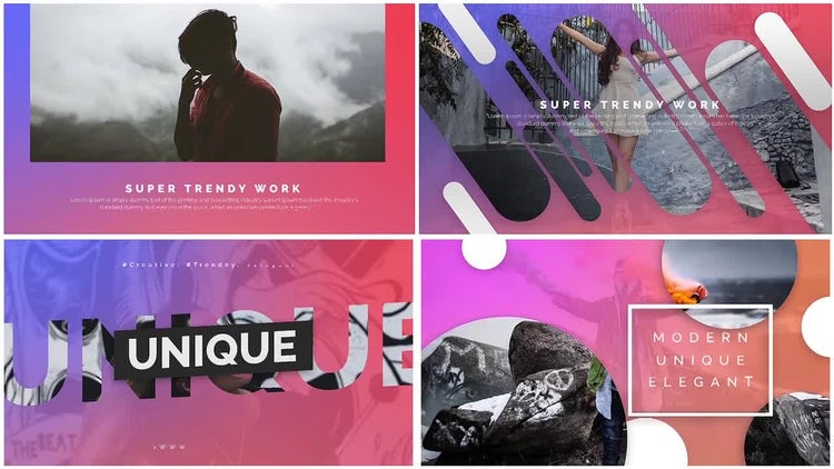 50个独特和现代标题素材库网精选fcpx模板