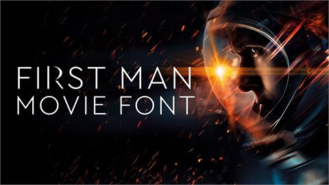 First Man Movie font素材之家精选英文字体