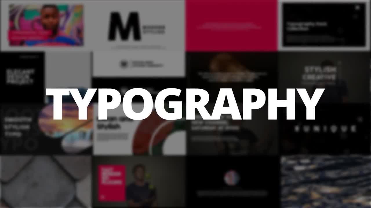 14个干净清新创意动态动画排版标题素材库精选AE模板