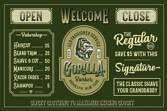 Grantmouth Font Duo + Extras Family插图1