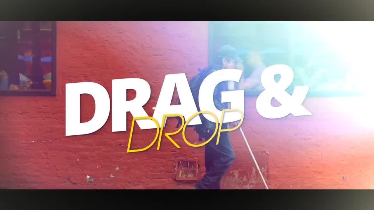 活力的城市嘻哈开场素材库精选AE模板