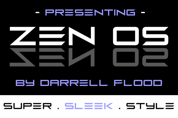 Zen Os font插图 Zen Os font插图
