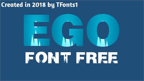 EGO font素材之家精选英文字体