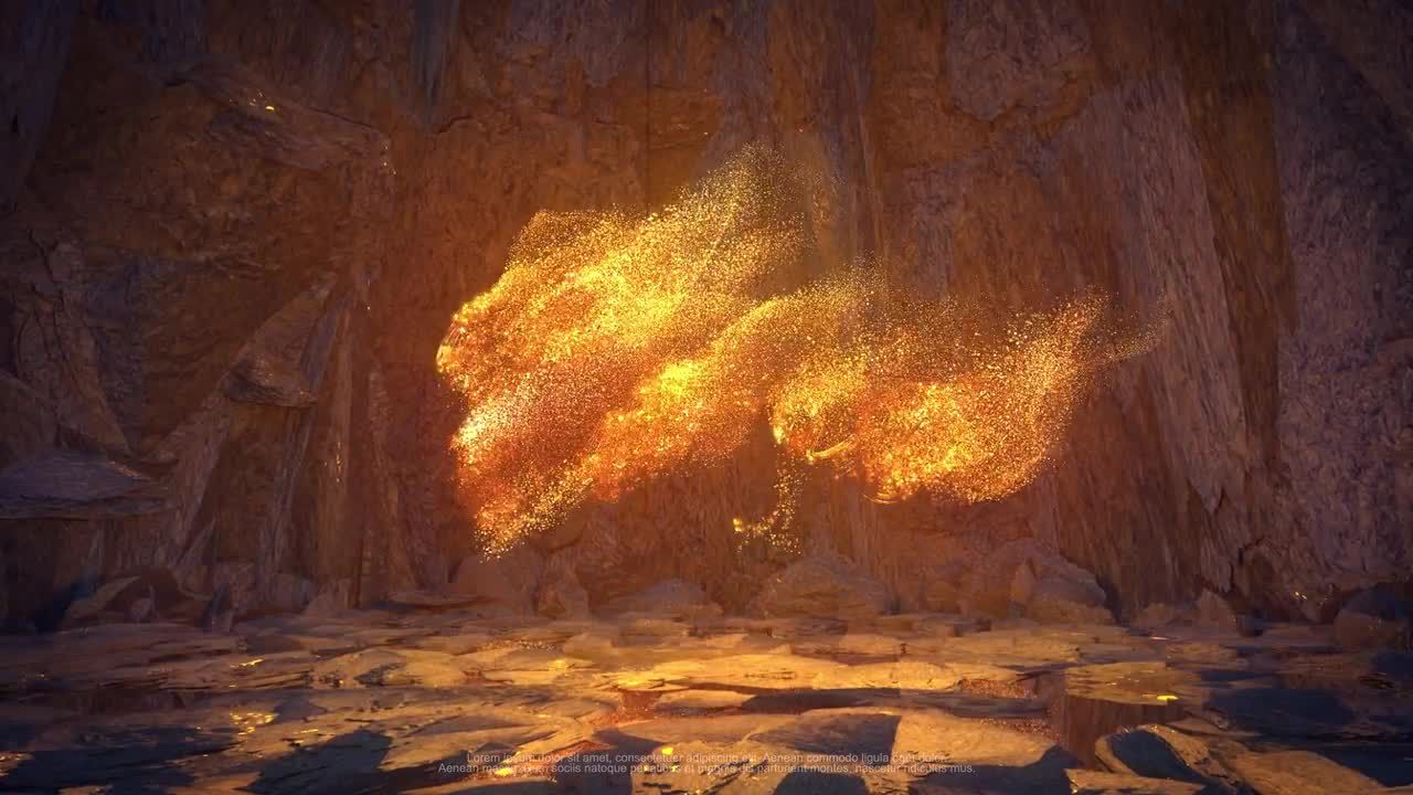 广告金色徽标显示素材库精选AE模板