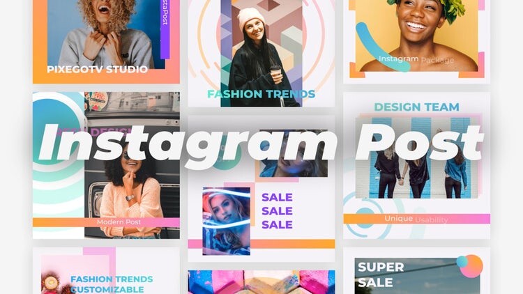 干净清晰的10个动态动画素材库精选AE模板