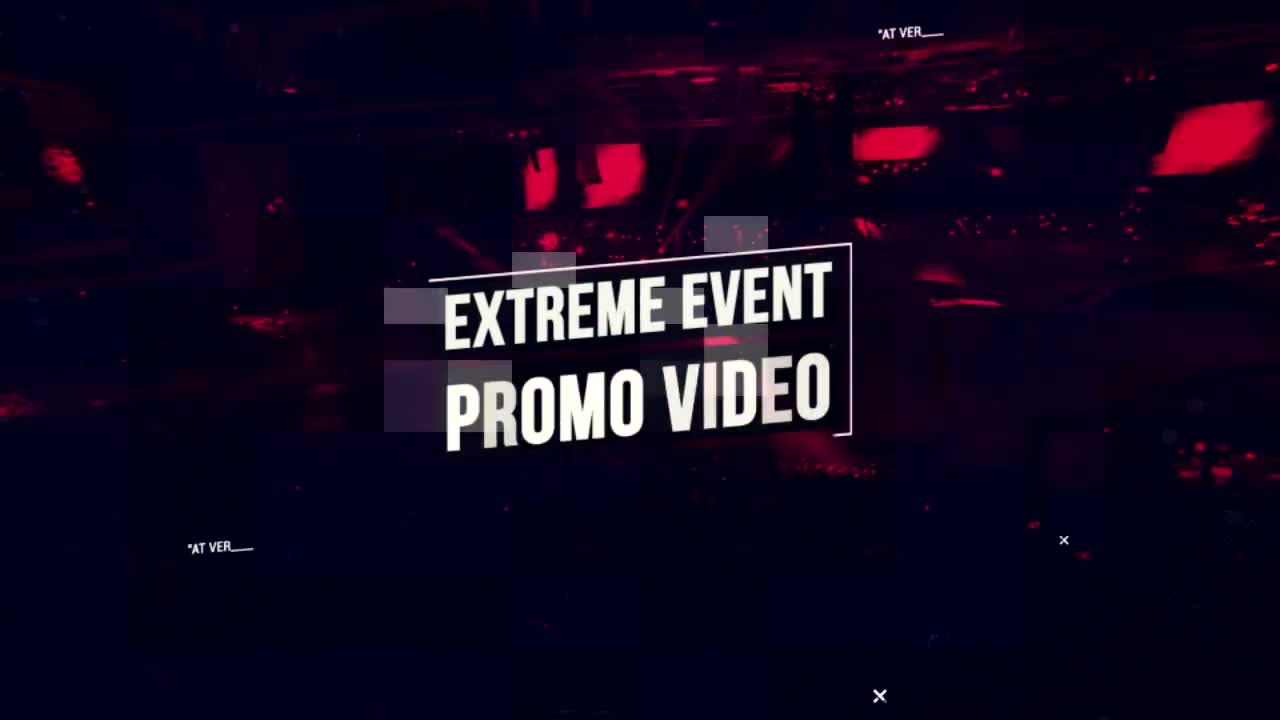 Dubstep运动赛事揭幕战素材库精选AE模板