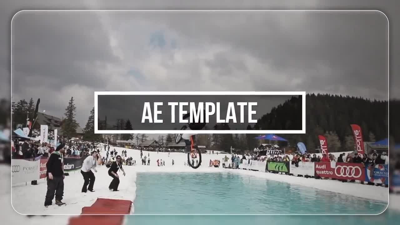 适合体育活动的幻灯片素材库精选AE模板