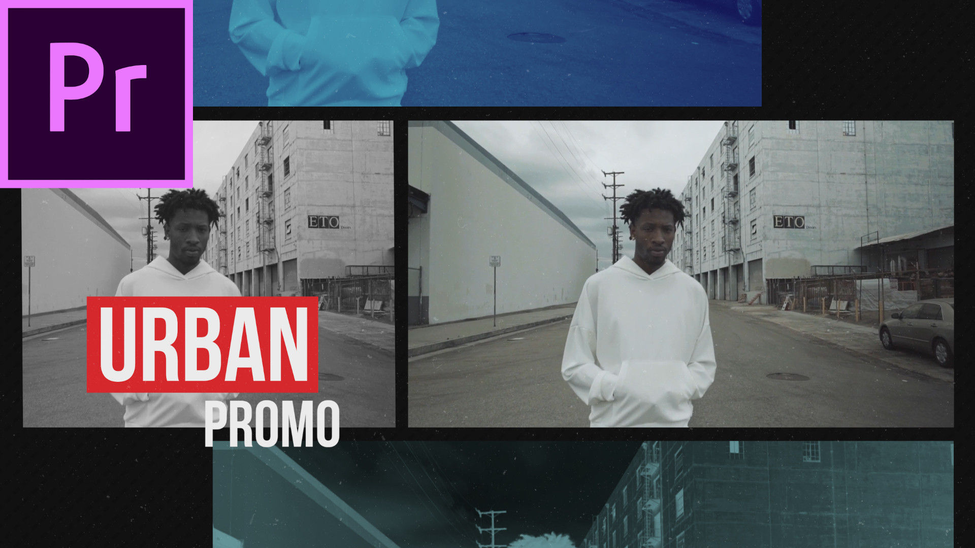 城市动态文本动画素材库精选PR模板