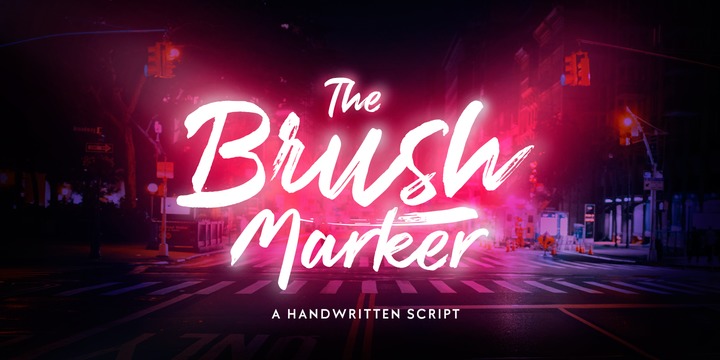 Brush Marker Font插图