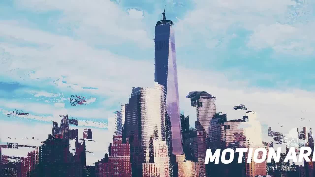 视差幻灯片开启者素材库精选AE模板