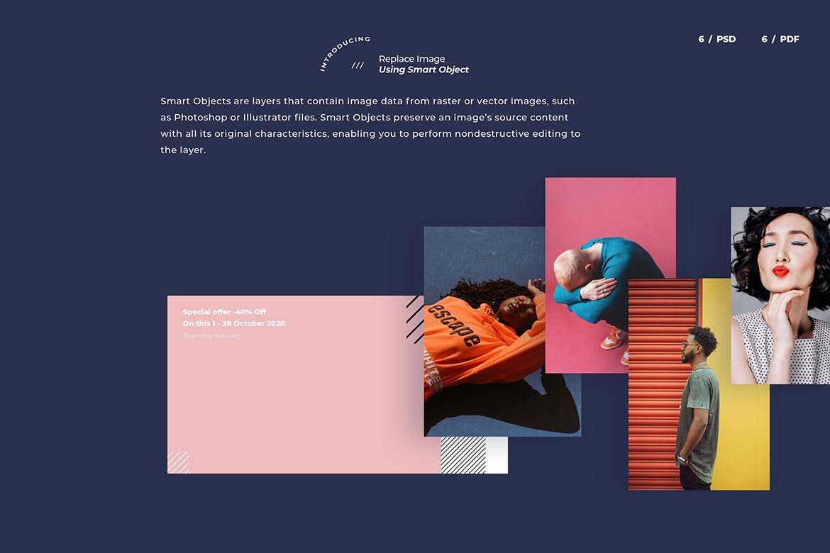 服饰品牌Facebook社交推广广告设计模板素材库精选v8 Facebook Ad Template Vol.8插图(1)