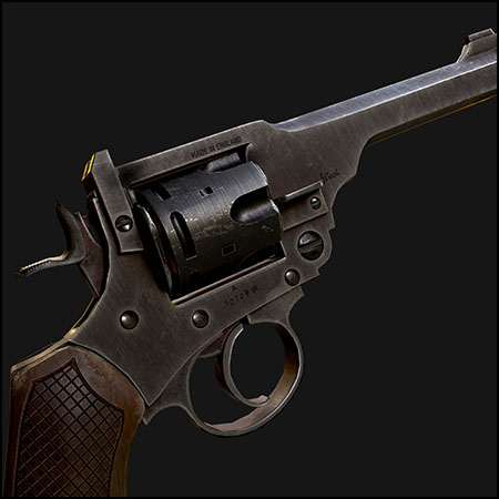 Webley Mark IV左轮手枪素材之家精选3D模型