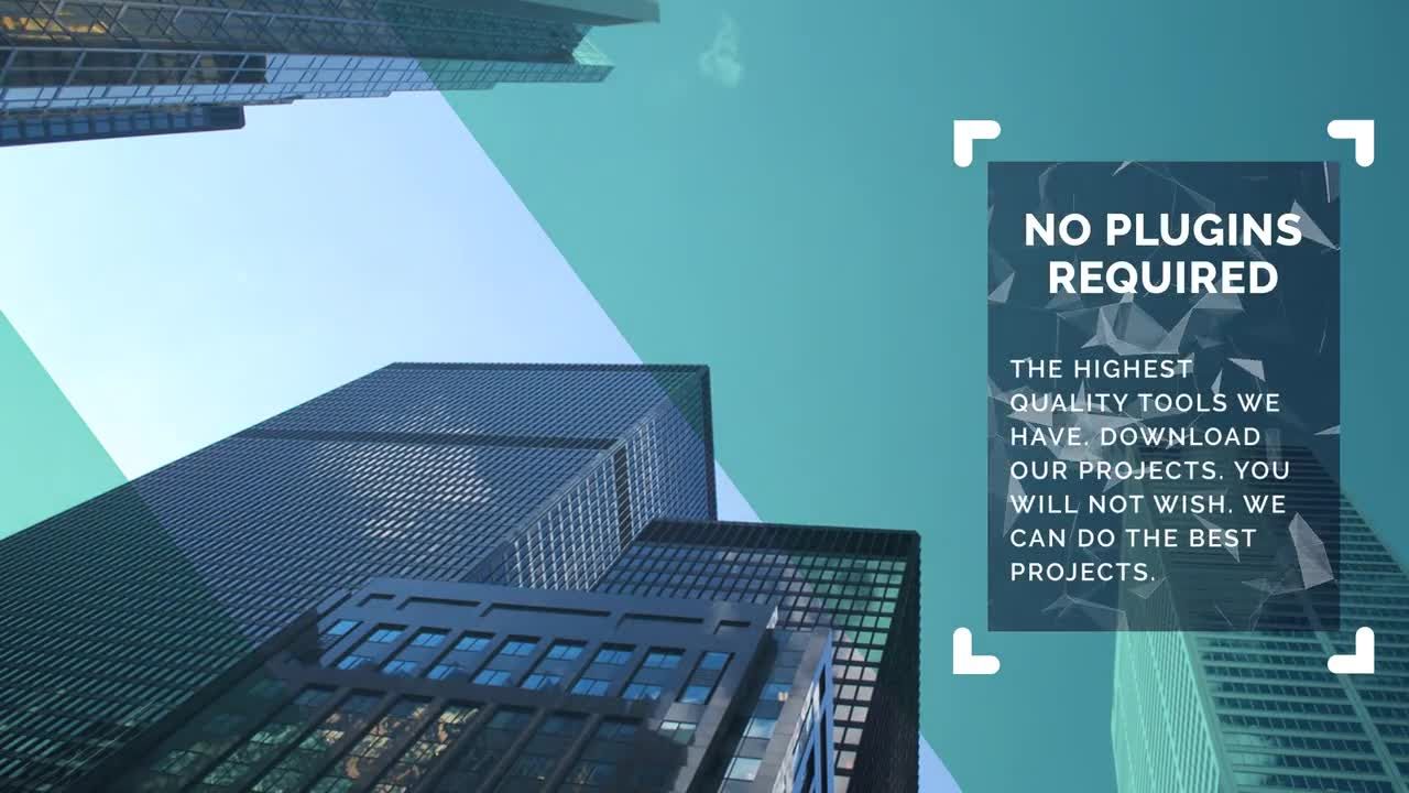 现代公司业务幻灯片放映素材库精选AE模板