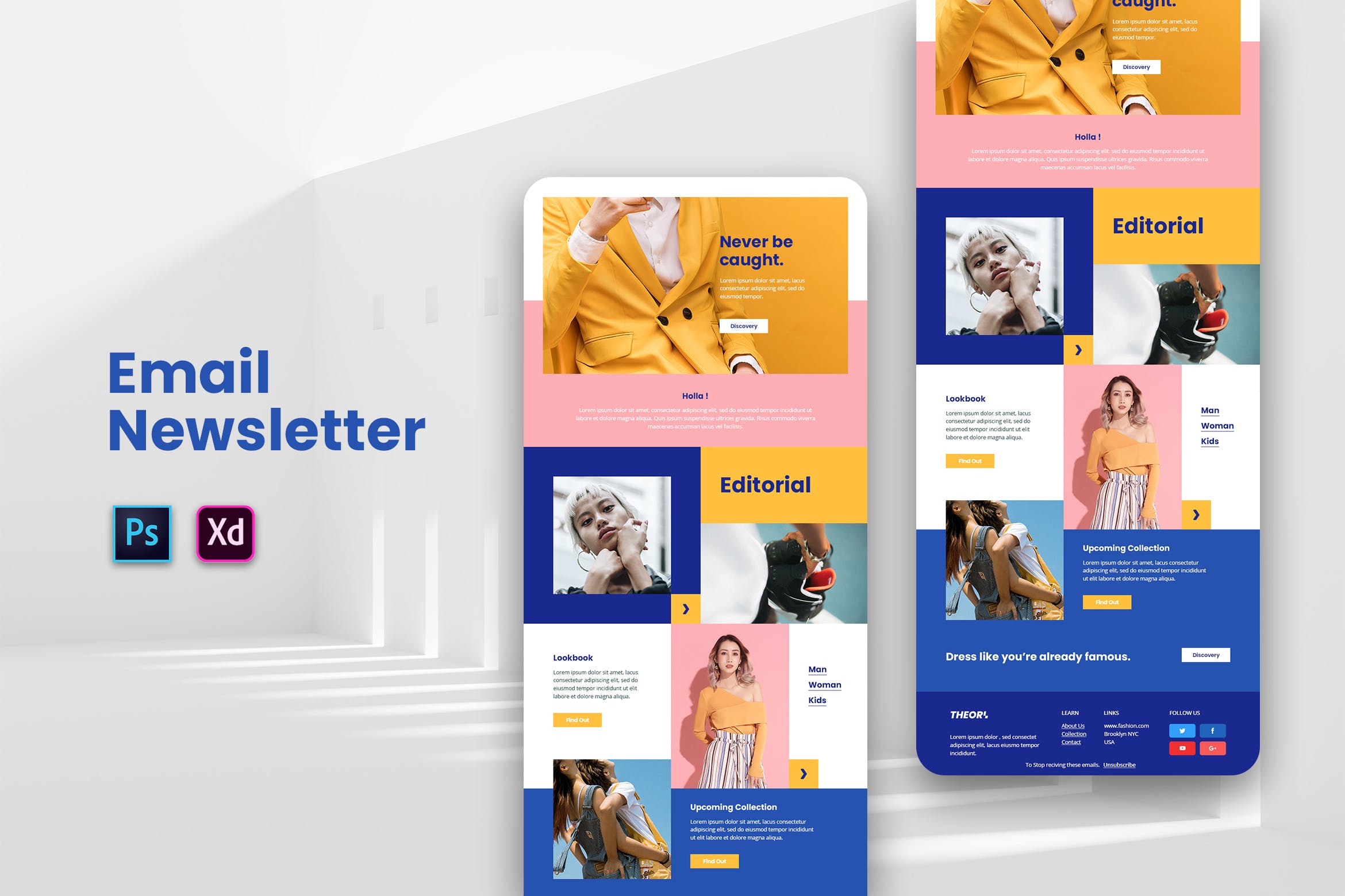 时尚服饰品牌营销推广EDM邮件模板素材库精选 Fashion Email Newsletter插图