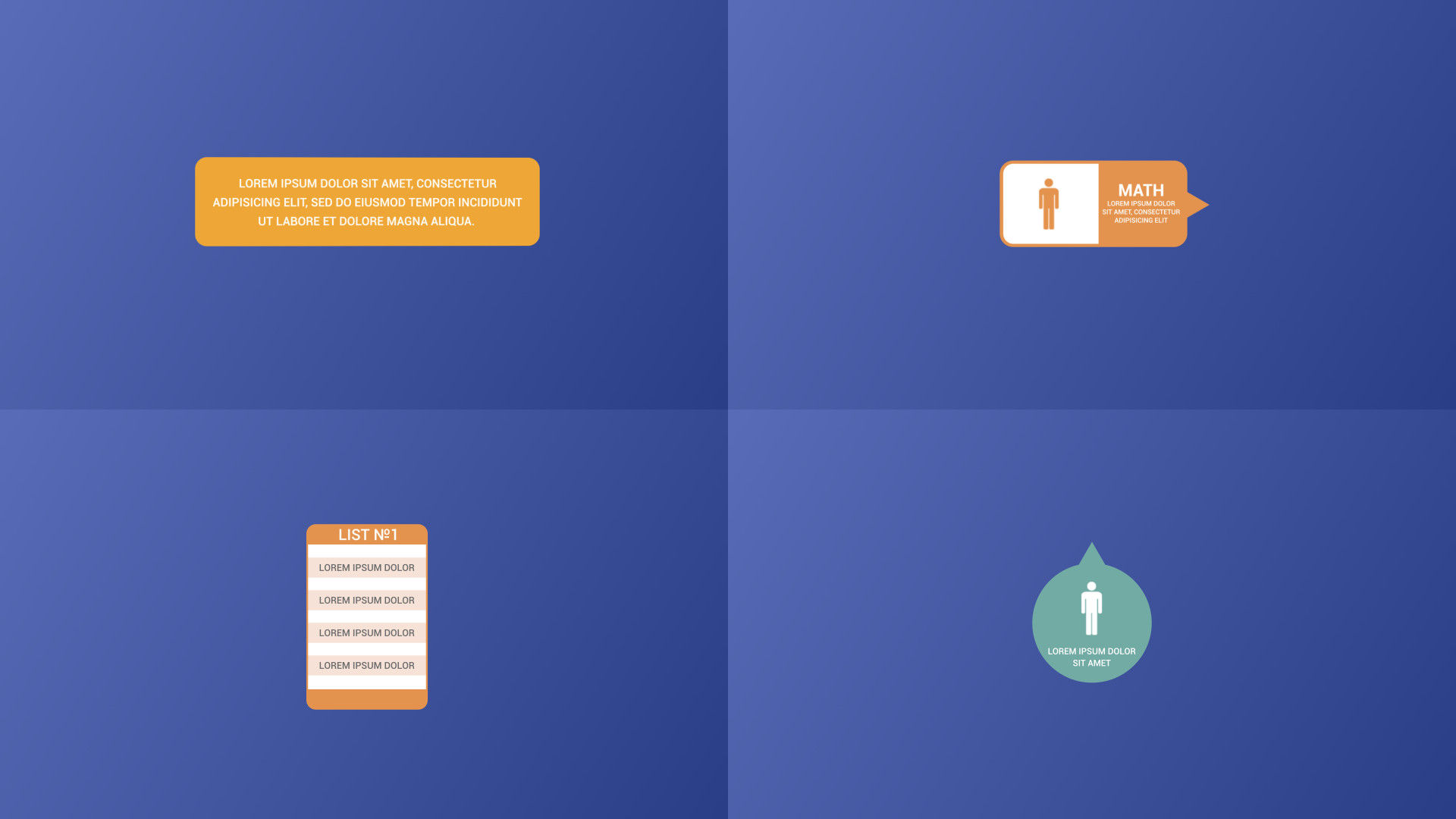 公司企业信息数据图表展示动画素材库精选AE模板