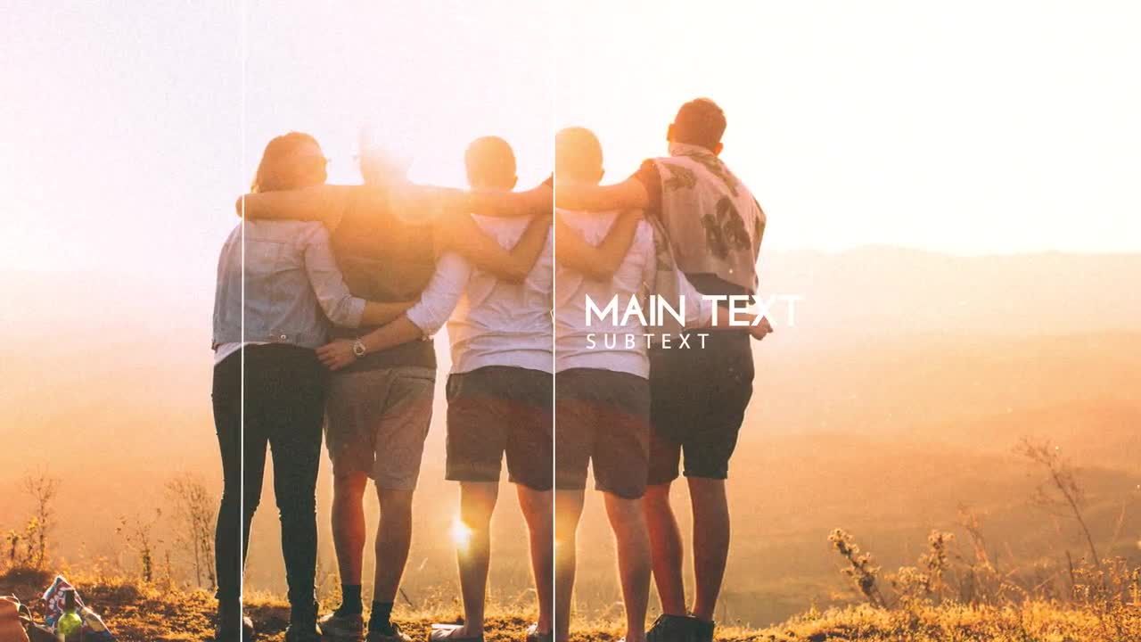 时尚明亮流畅的照片幻灯片素材库精选AE模板