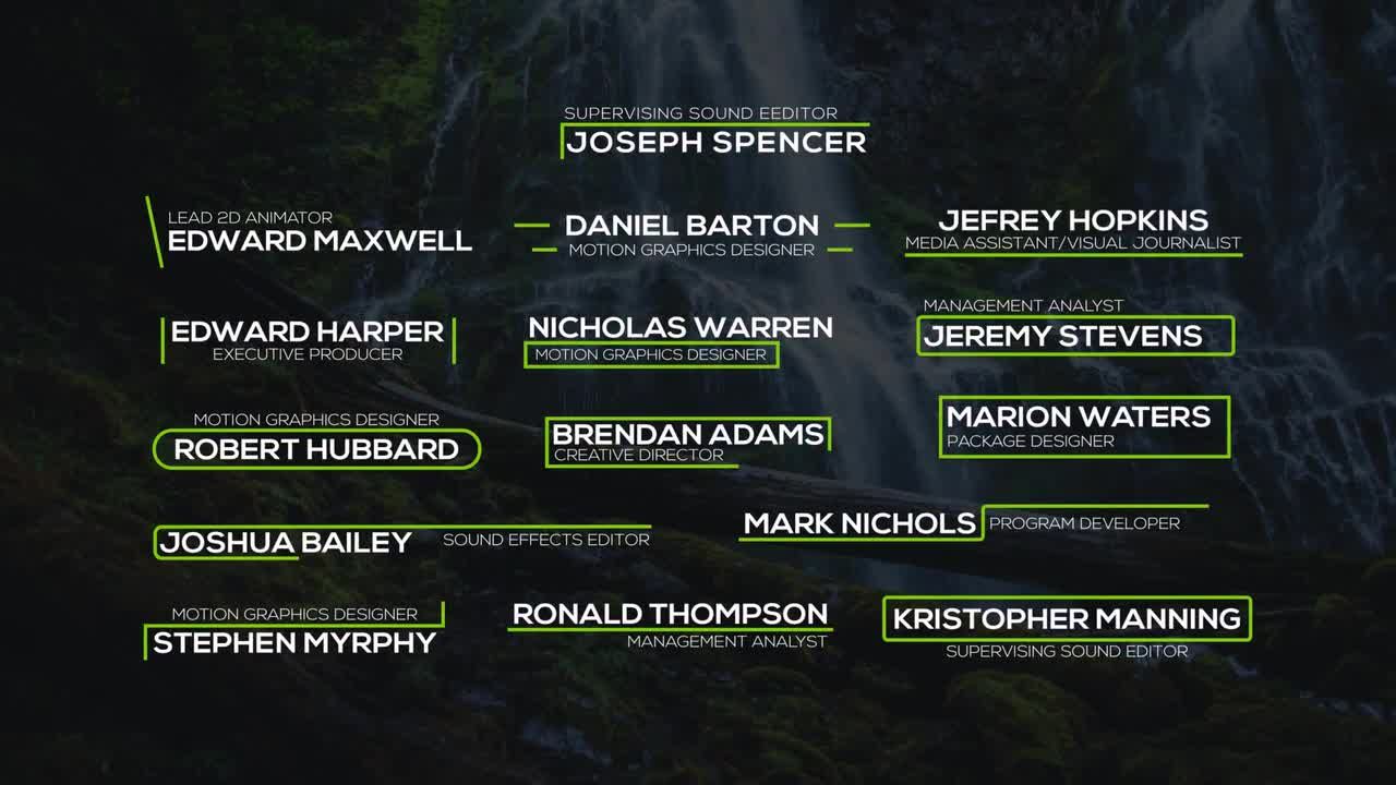 清理下三分之一电子技术全屏标题素材库精选AE模板