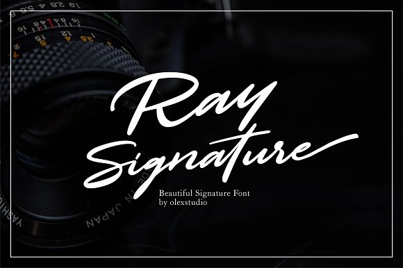 Ray Signature Font素材之家精选英文字体