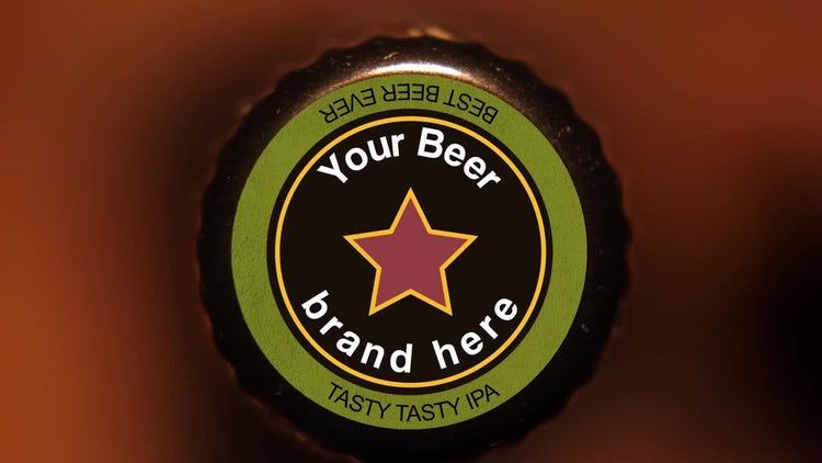 新颖优雅的啤酒开场白素材库精选AE模板